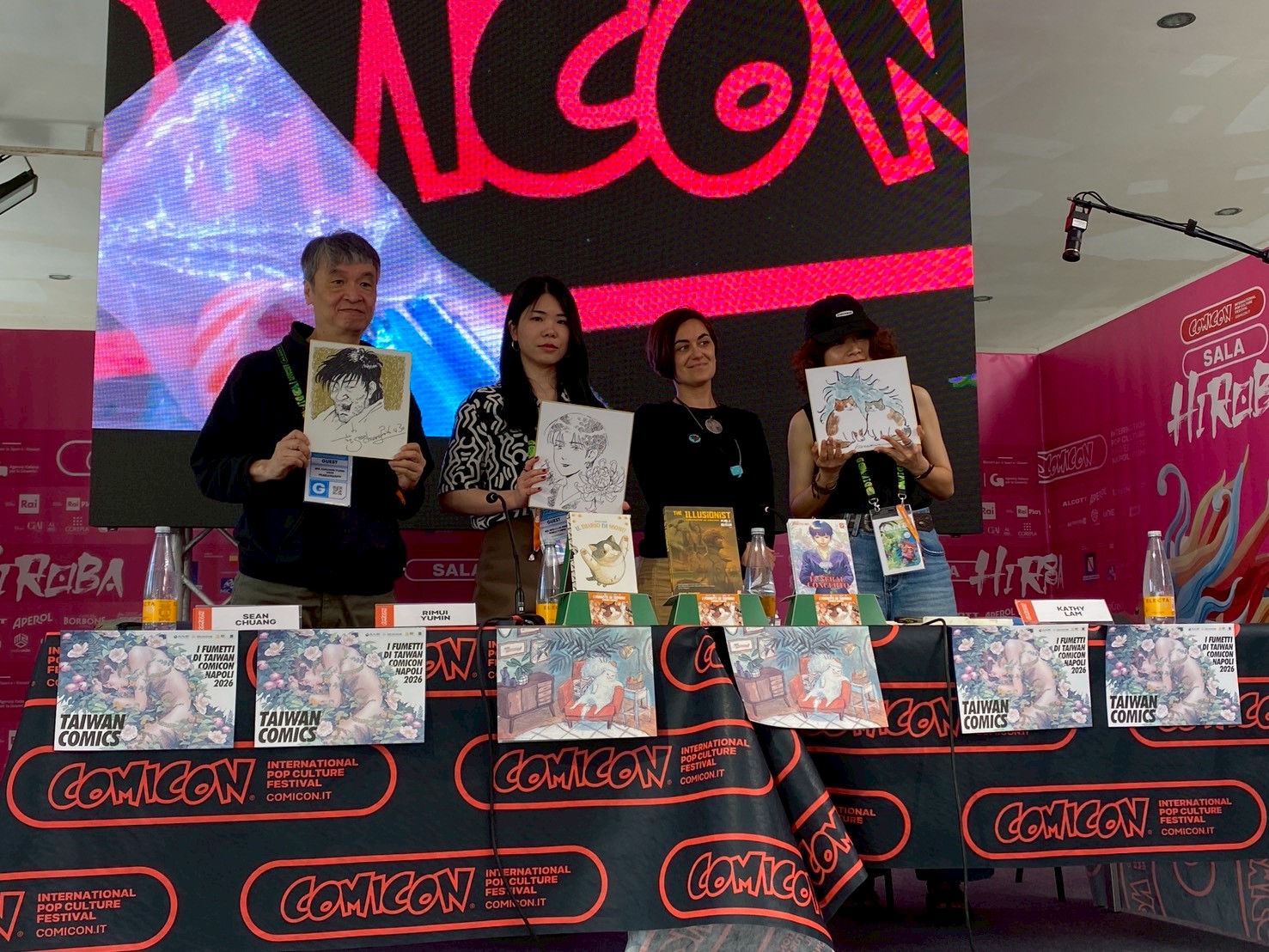 臺灣漫畫再次參展2026拿坡里漫畫節，南義熱鬧開幕！