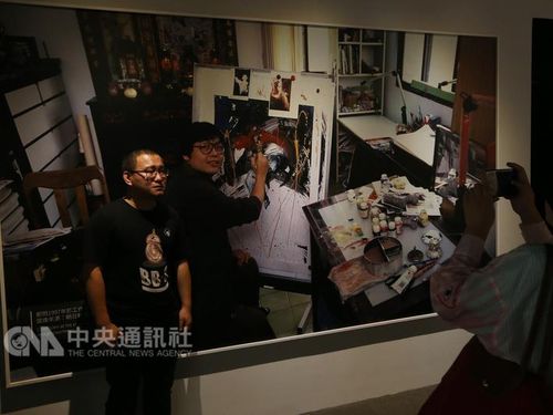 臺灣漫畫基地報導的鄭問展覽圖像｜來源：Taiwan Comic Base／中央社（新聞圖片，版權依原機構）