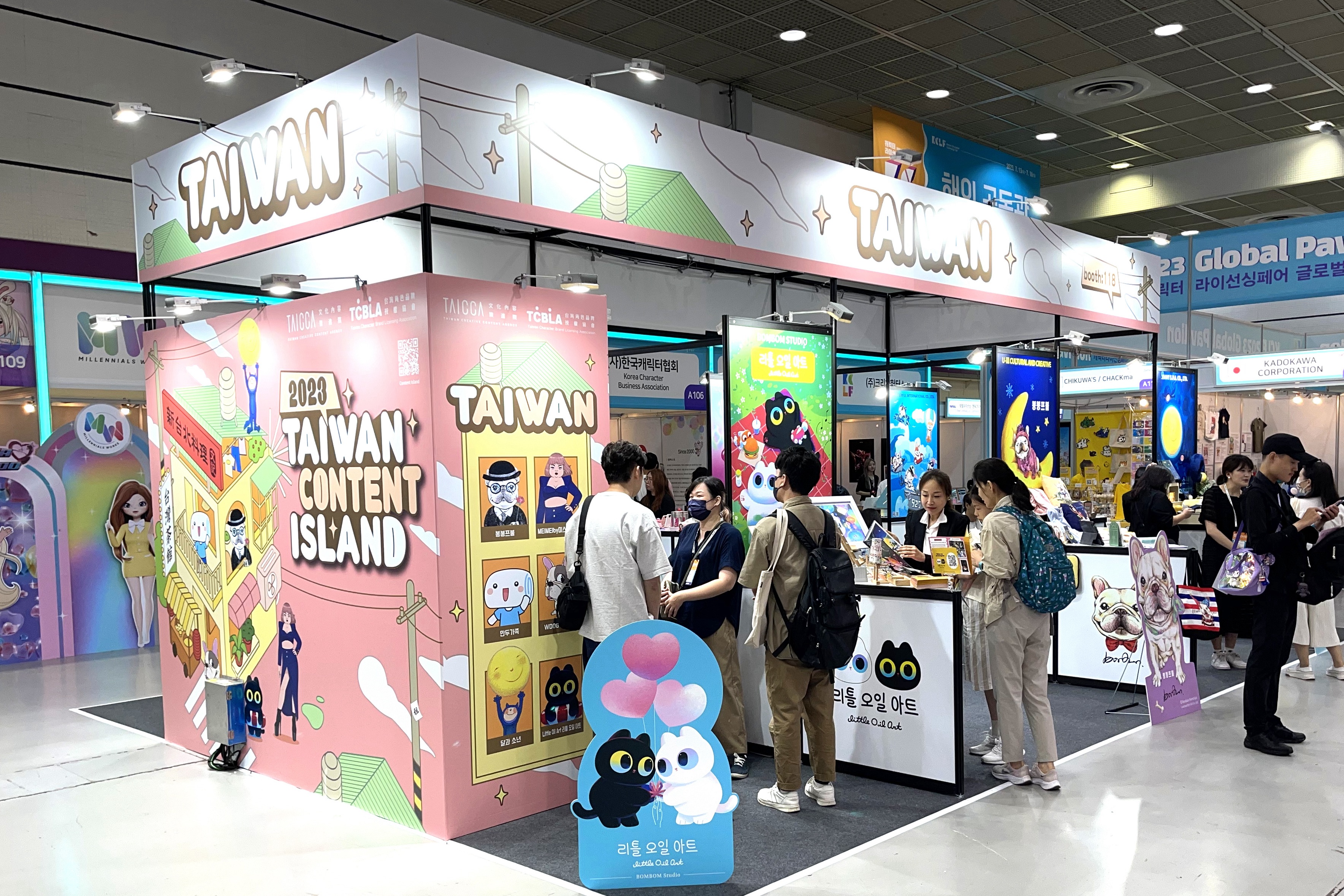 韓國角色授權展首設臺灣館！助臺原創角色跨國圈粉，發展品牌國際市場！